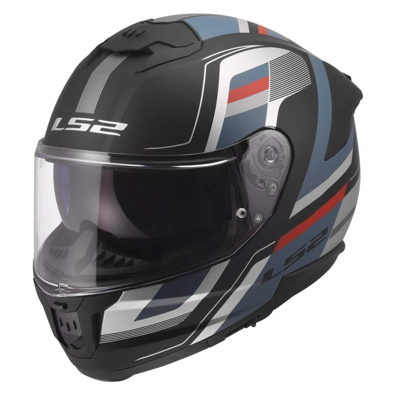 Casco Integrale Ls2 Ff808 Stream II Vintage Black Petrol