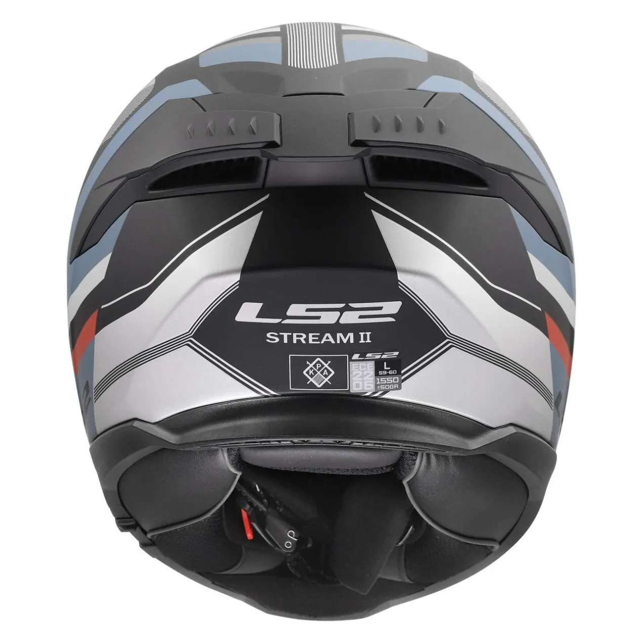 Casco Integrale Ls2 Ff808 Stream II Vintage Black Petrol