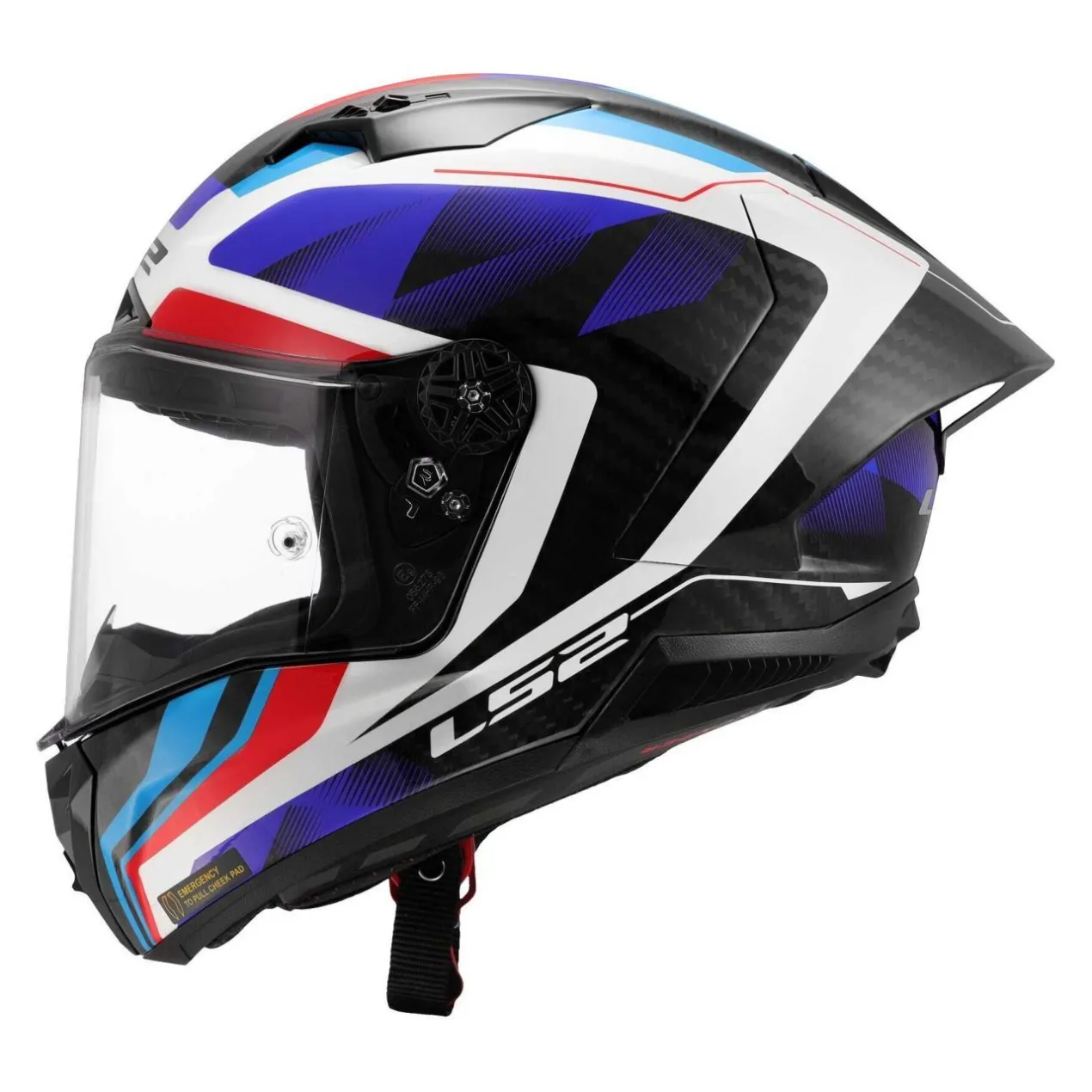 Casco Integrale Ls2 Ff805 Thunder Gp Aero Raute Blue Red