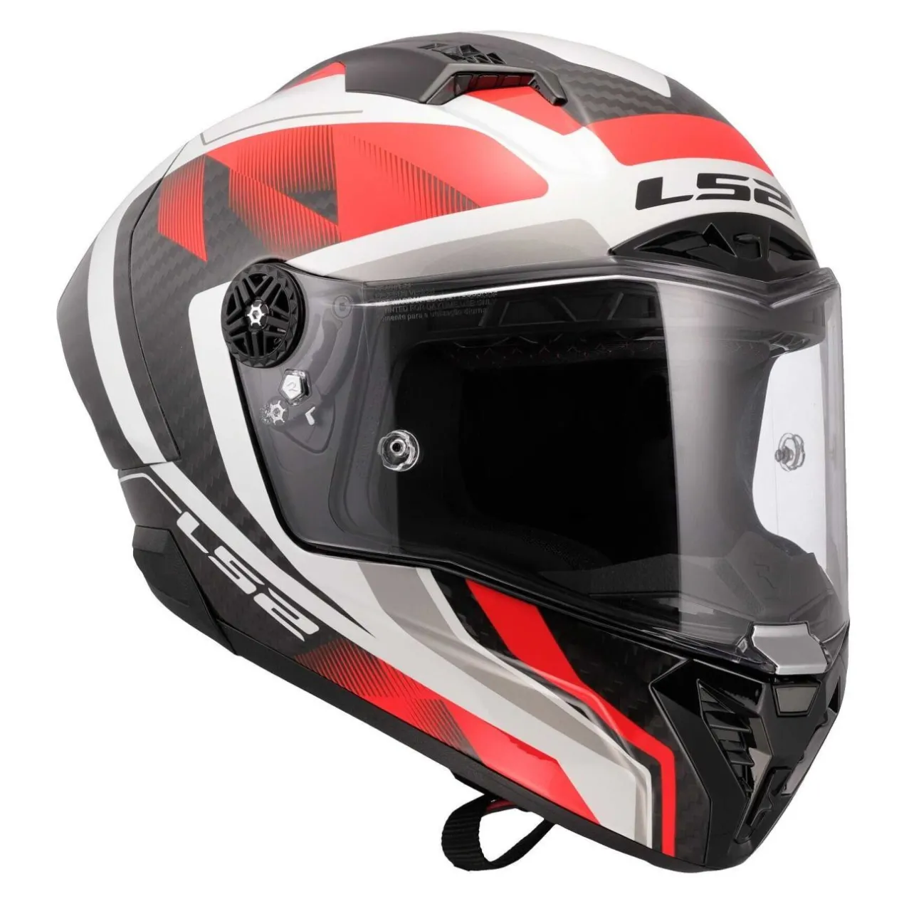 Casco Integrale Ls2 Ff805 Thunder Gp Aero Raute White Red