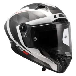 Casco Integrale Ls2 Ff805 Thunder Gp Aero Raute White Grey