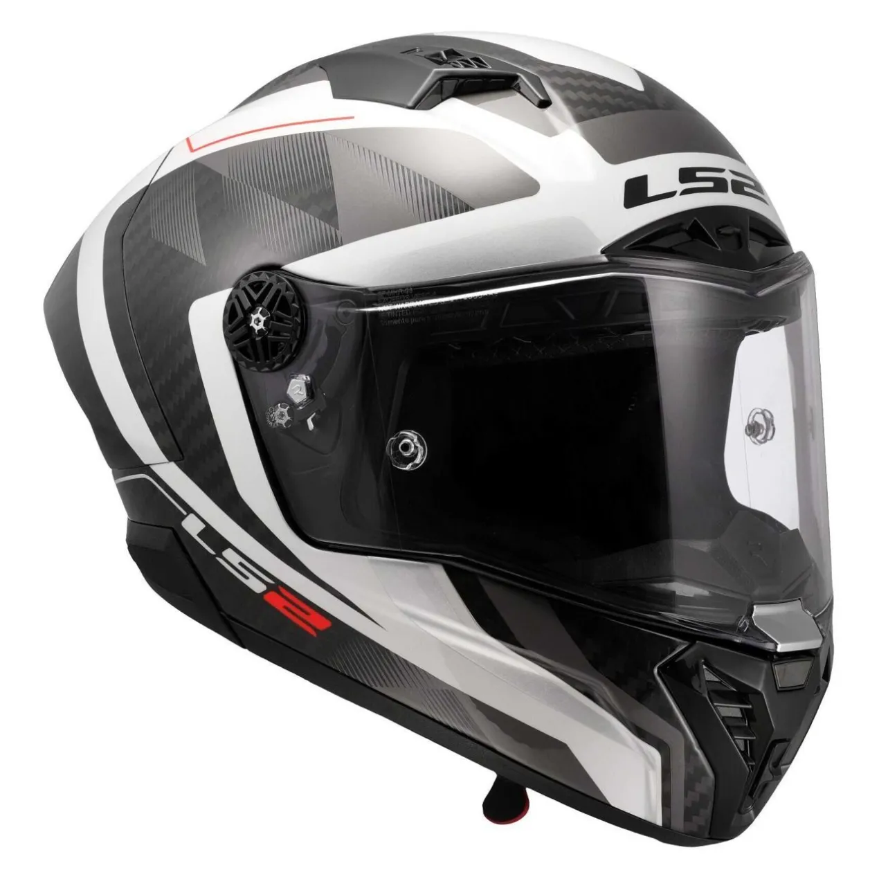 Casco Integrale Ls2 Ff805 Thunder Gp Aero Raute White Grey