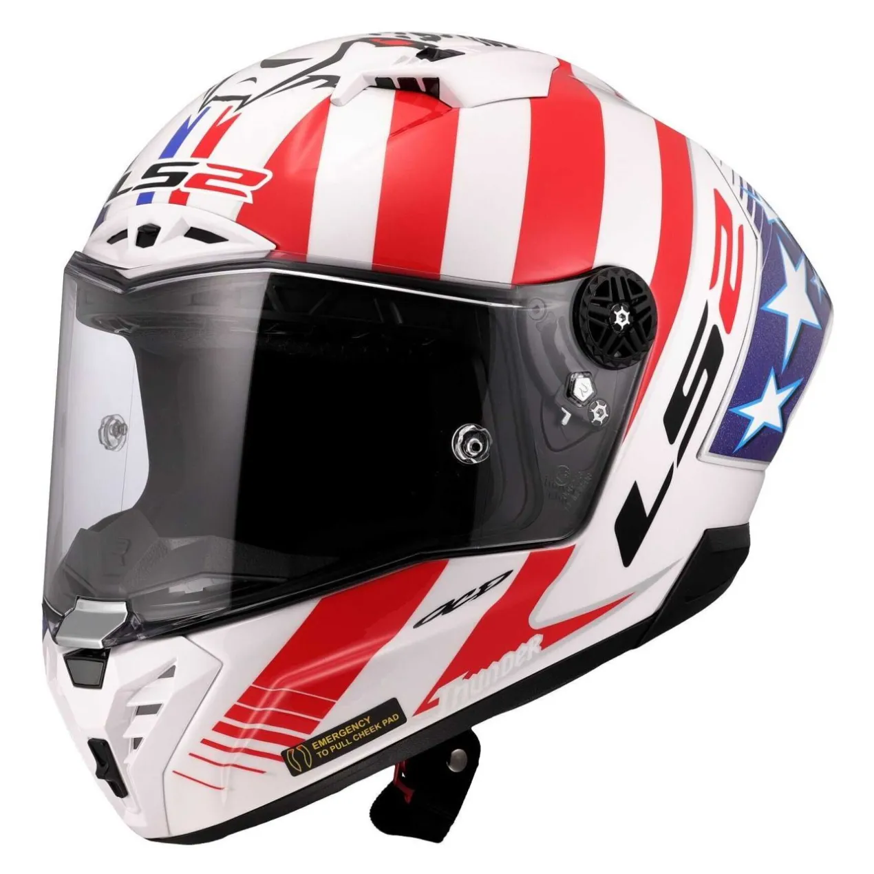 Casco Integrale Ls2 Ff805 Thunder Gp Aero Replica Baz