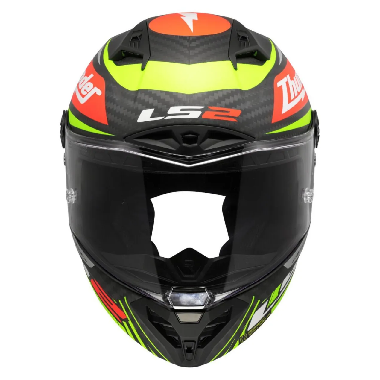 Casco Integrale Ls2 Ff805 Thunder Gp Aero Replica Black