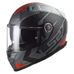 Casco Integrale Ls2 Ff811 Vector II Splitter Matt Titanium Red