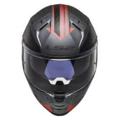 Casco Integrale Ls2 Ff811 Vector II Splitter Matt Titanium Red