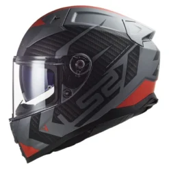 Casco Integrale Ls2 Ff811 Vector II Splitter Matt Titanium Red