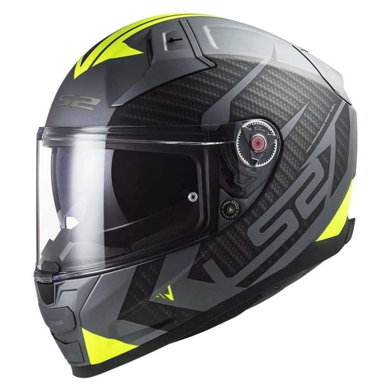 Casco Integrale Ls2 Ff811 Vector II Splitter M.titan.h-v Yell.