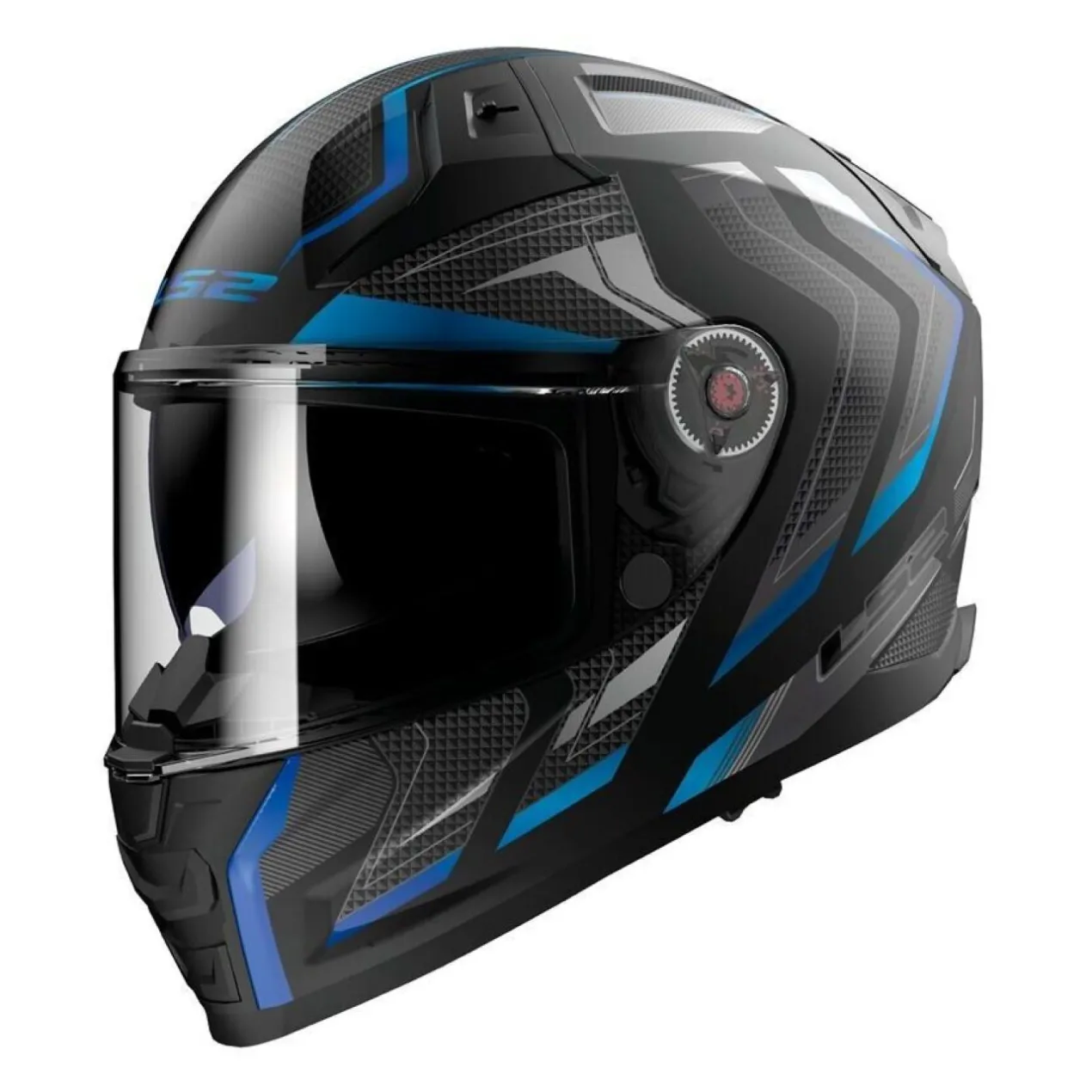 Casco Integrale Ls2 Ff811 Vector II Alizer M.black Blue