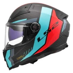Casco Integrale Ls2 Ff811 Vector II C Grid Red Cyan