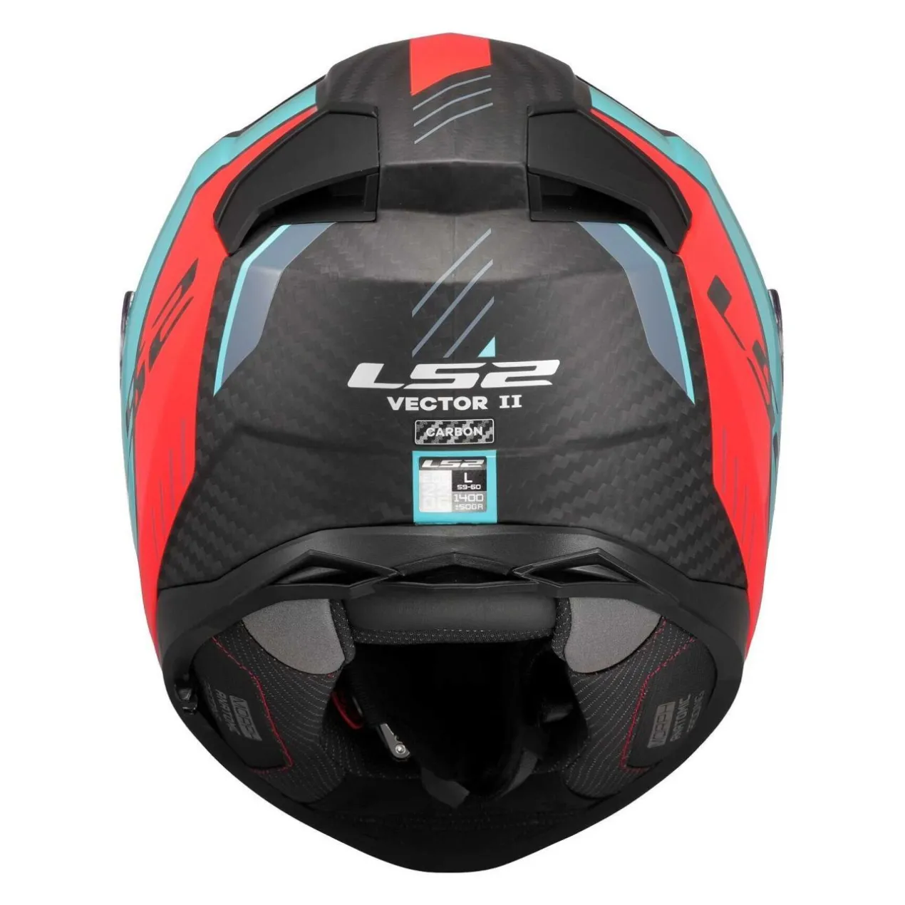 Casco Integrale Ls2 Ff811 Vector II C Grid Red Cyan