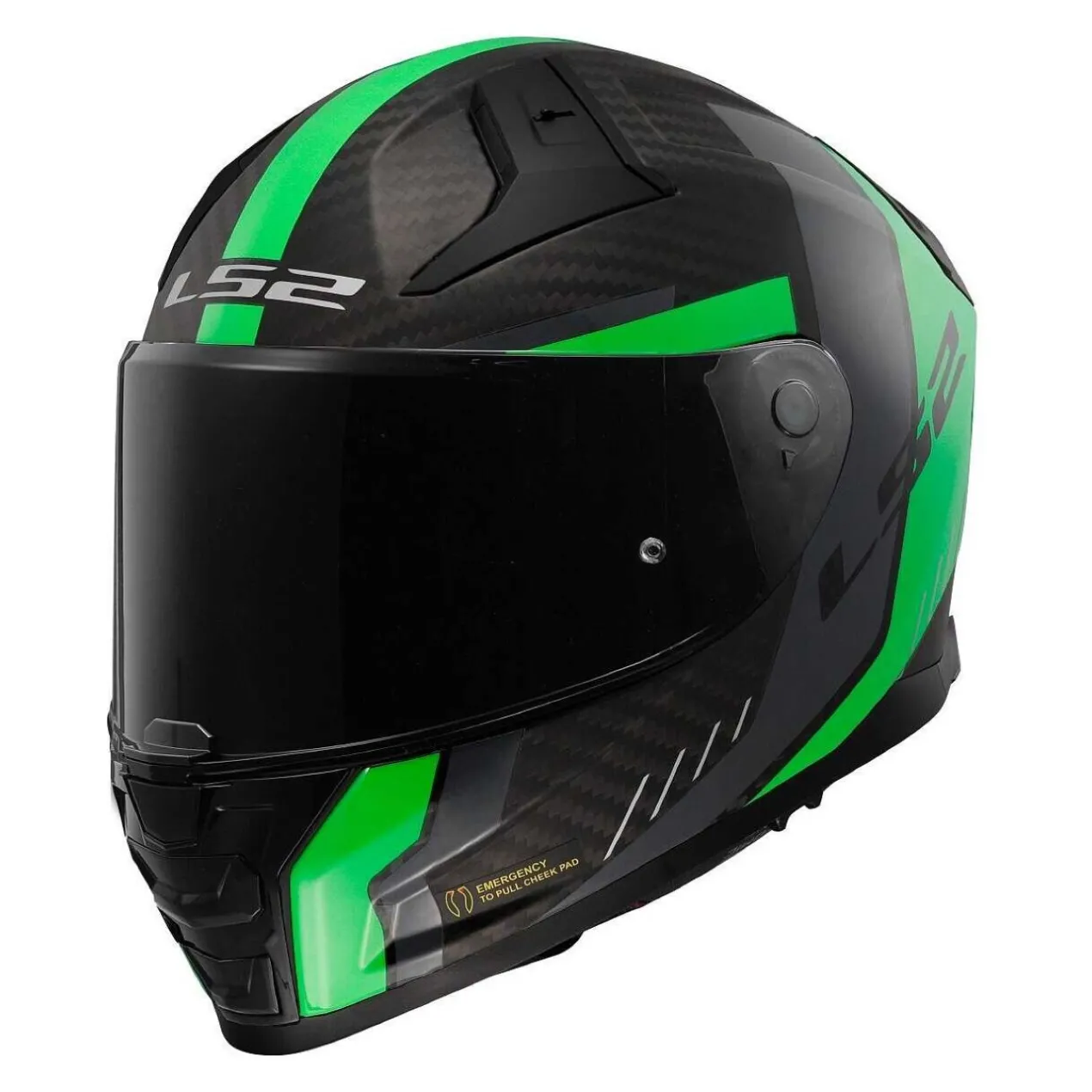 Casco Integrale Ls2 Ff811 Vector II C Grid Matt Fluo Green