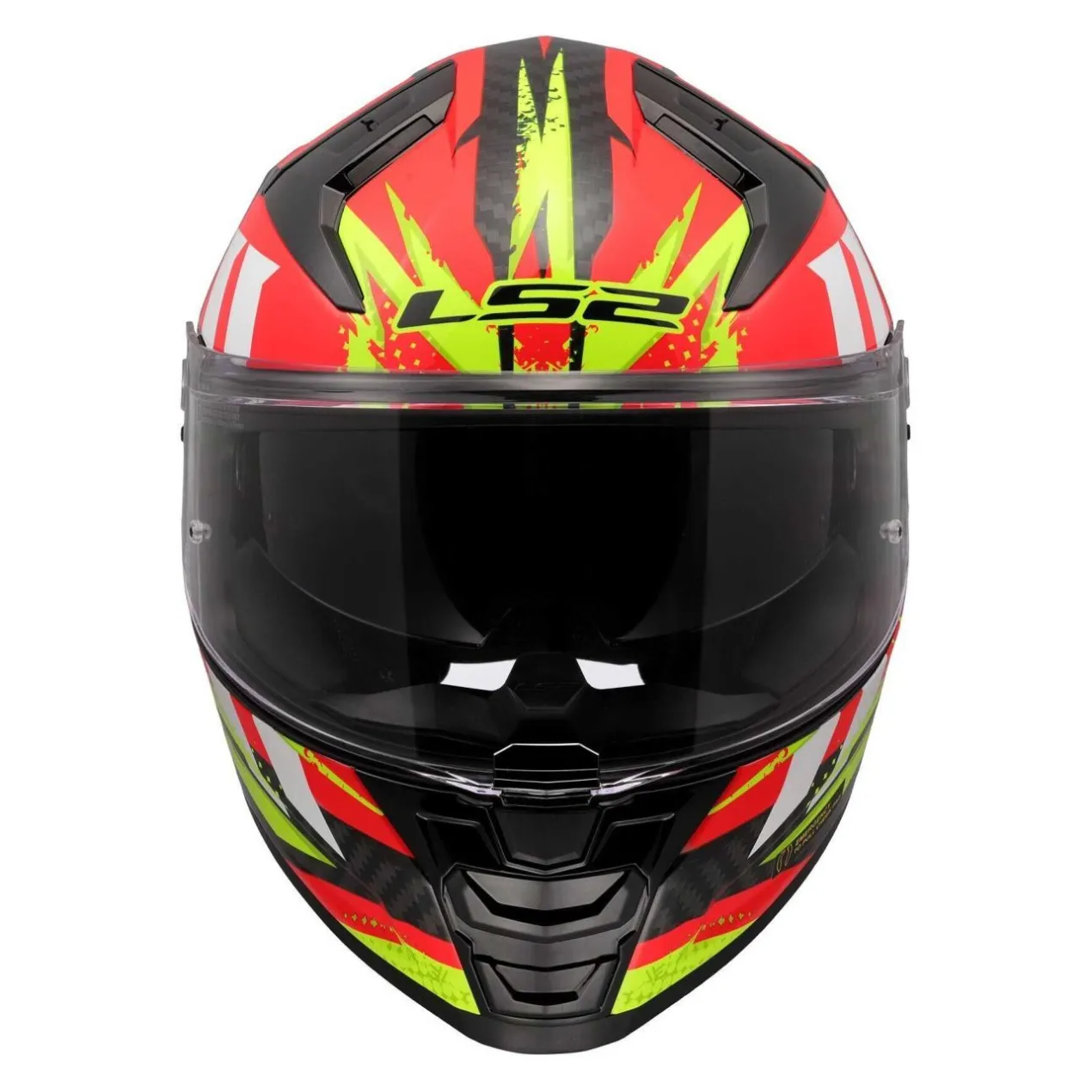 Casco Integrale Ls2 Ff811 Vector II C Tantic Red H-v Yellow