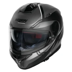 Casco Integrale Nolan N80-8 Astute N-com White Lava Grey Matt