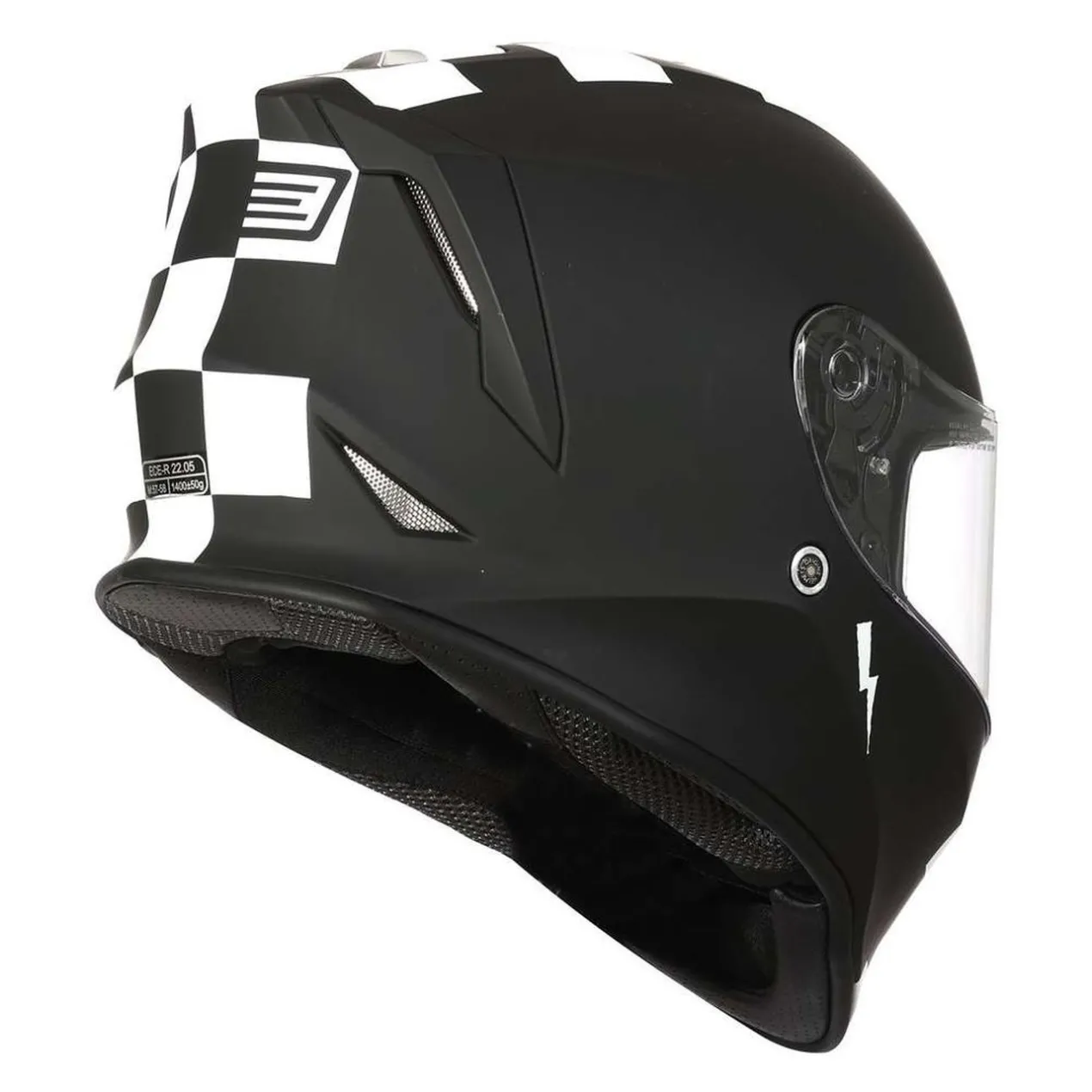 Casco Integrale Origine Dinamo Contest White - Black Matt