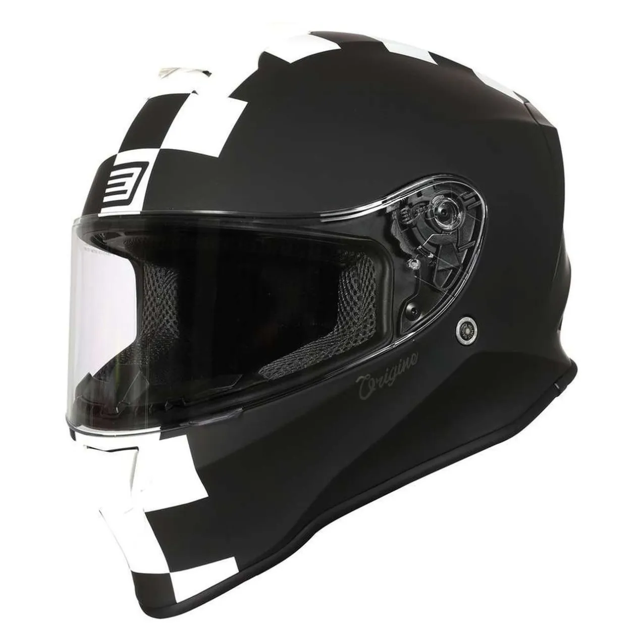 Casco Integrale Origine Dinamo Contest White - Black Matt
