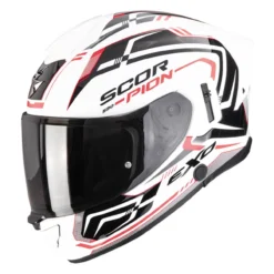 Casco Integrale Scorpion Exo-530 Air Slope Bianco Nero Rosso