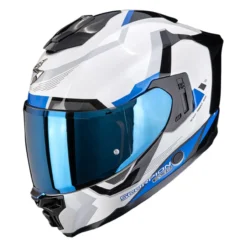 Casco Integrale Scorpion Exo-1500 Air Arena Bianco Blu