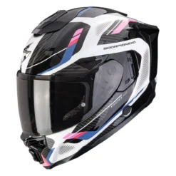Casco Integrale Scorpion Exo-1500 Air Sleek Bianco Nero Rosa