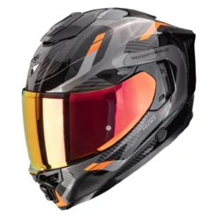 Casco Integrale Scorpion Exo-1500 Air Sleek Nero Arancione