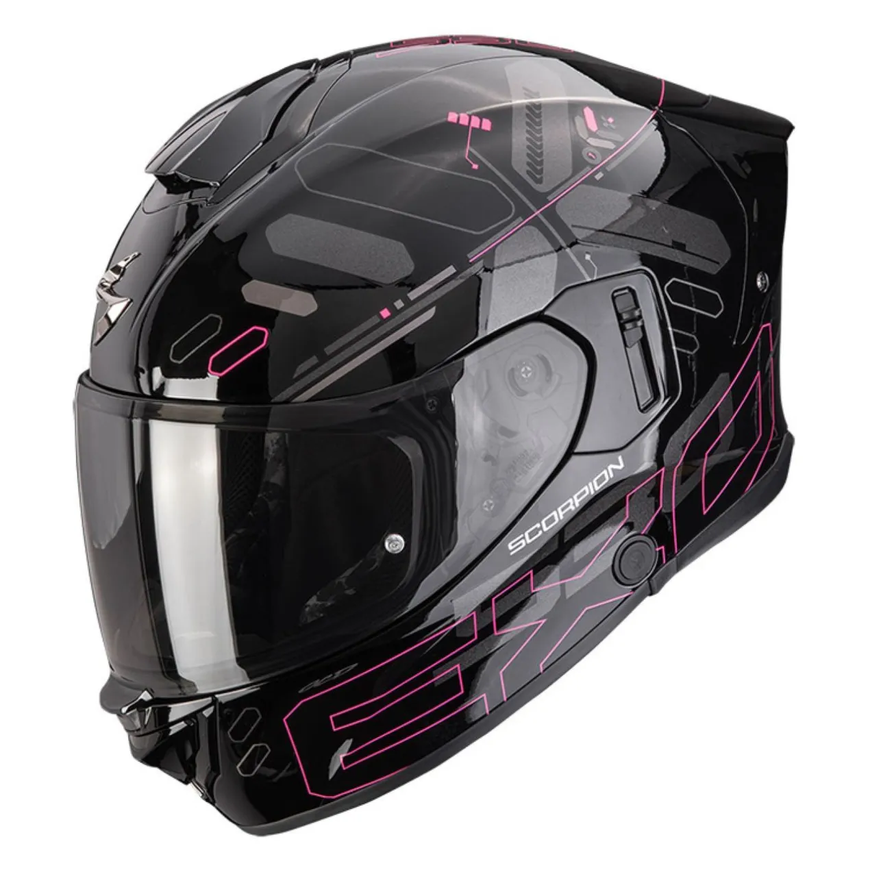 Casco Integrale Scorpion Exo-530 Air Fond Nero Rosa