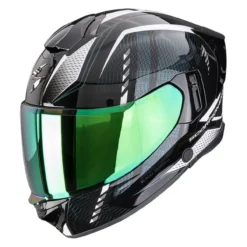 Casco Integrale Scorpion Exo-530 Air Theras Nero Cangiante Bianco