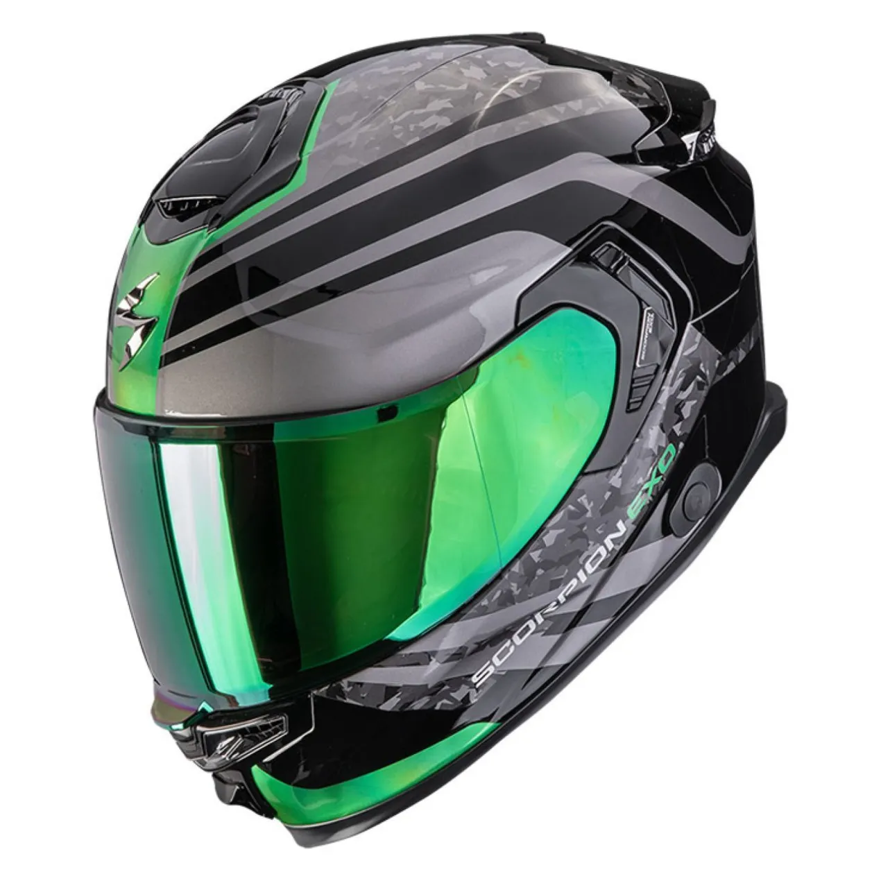 Casco Integrale Scorpion Exo-gt Sp Air Arten Nero Verde