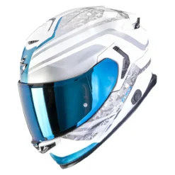 Casco Integrale Scorpion Exo-gt Sp Air Arten Bianco Blu