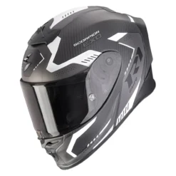Casco Integrale Scorpion Exo-r1 Evo Carbon Air Propel Nero Matt Argento