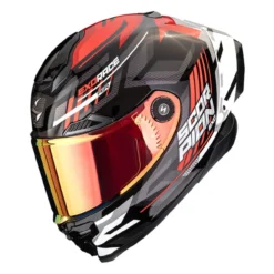 Casco Integrale Scorpion Exo-race Air Kobra Nero Rosso