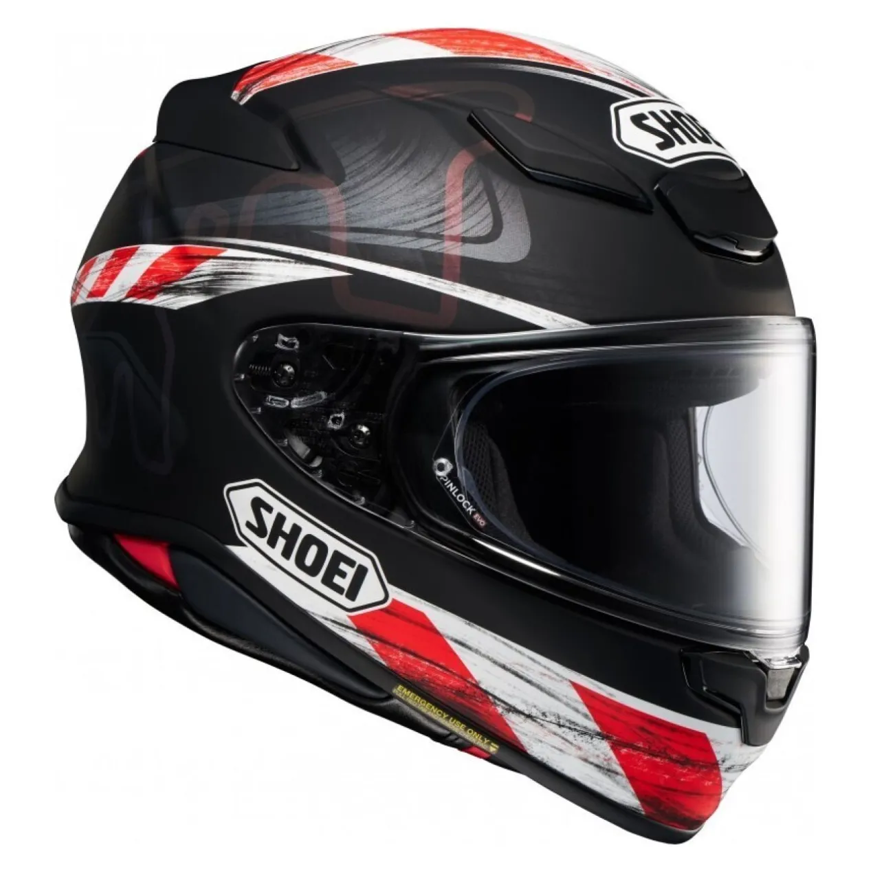 Casco Integrale Shoei Nxr2 Knee Down Tc5 Nero Rosso