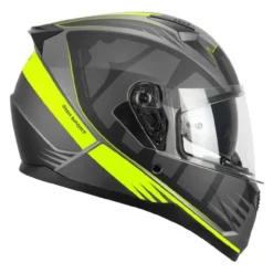 Casco Integrale Ska-p 3mhg Speeder Sport Nero Giallo Fluo Opa