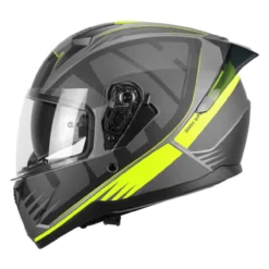Casco Integrale Ska-p 3mhg Speeder Sport Nero Giallo Fluo Opa