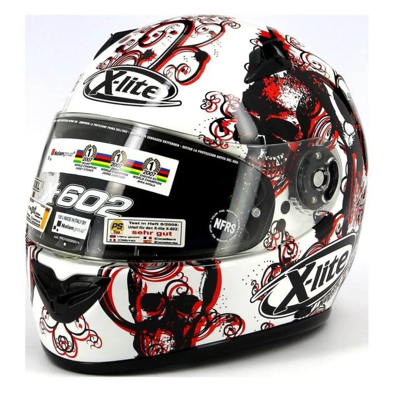 Casco Integrale X-lite X-602 Poison N-com Rosso