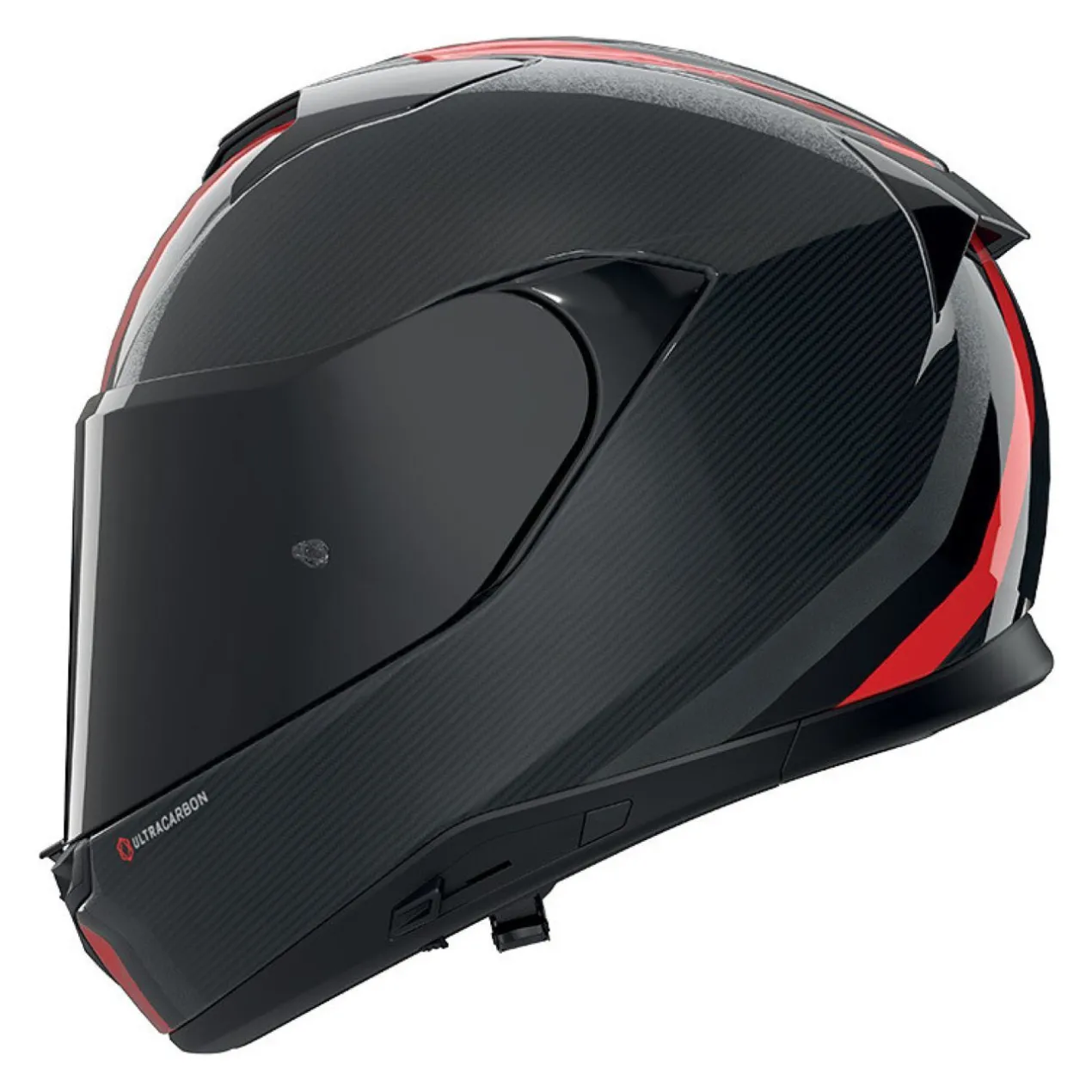 Casco Integrale X-lite X-904 Ultra Carbon Gemini Nero Rosso Antracite