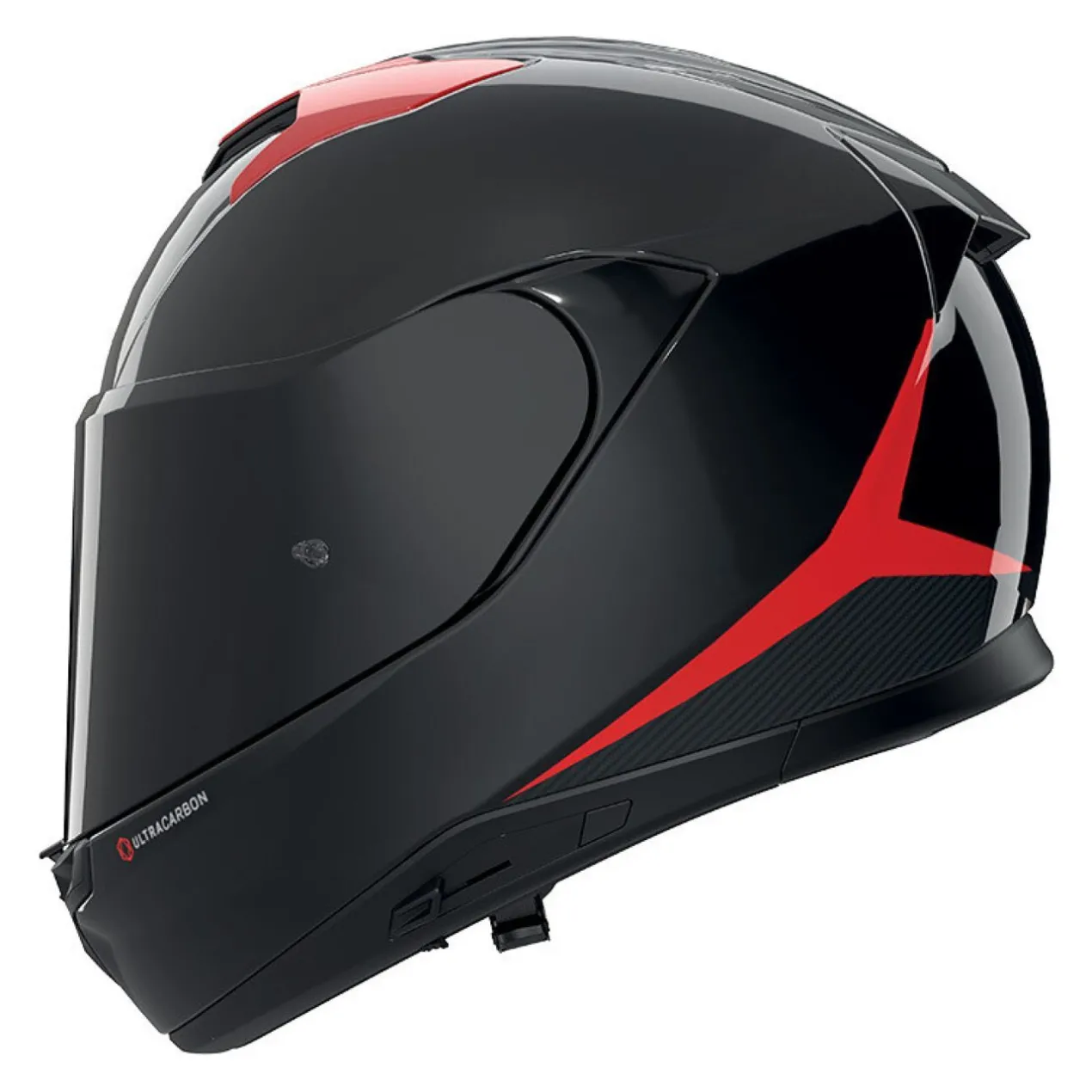 Casco Integrale X-lite X-904 Ultra Carbon Emblema Nero Rosso