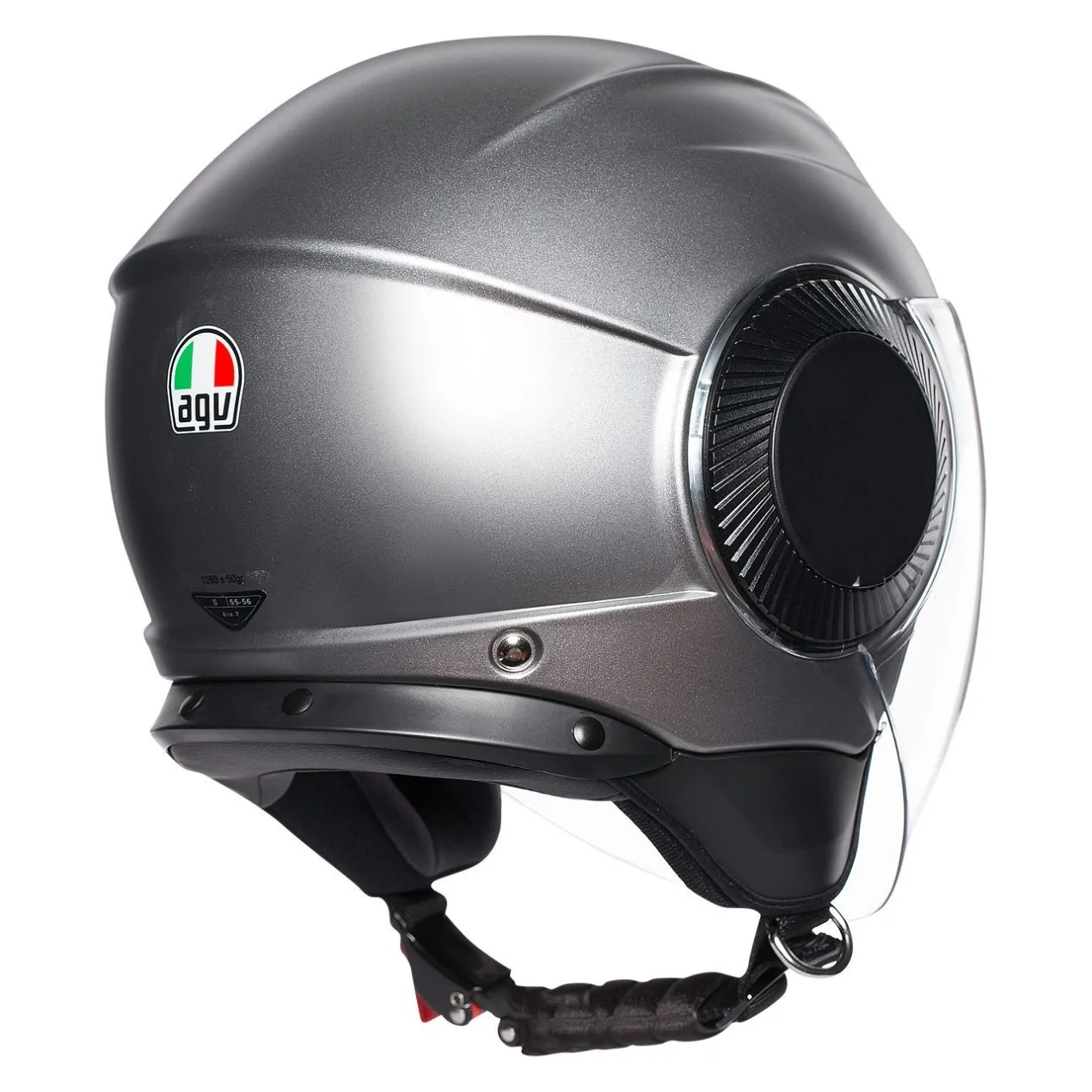 Casco Jet Agv Orbyt Solid Matt Grey