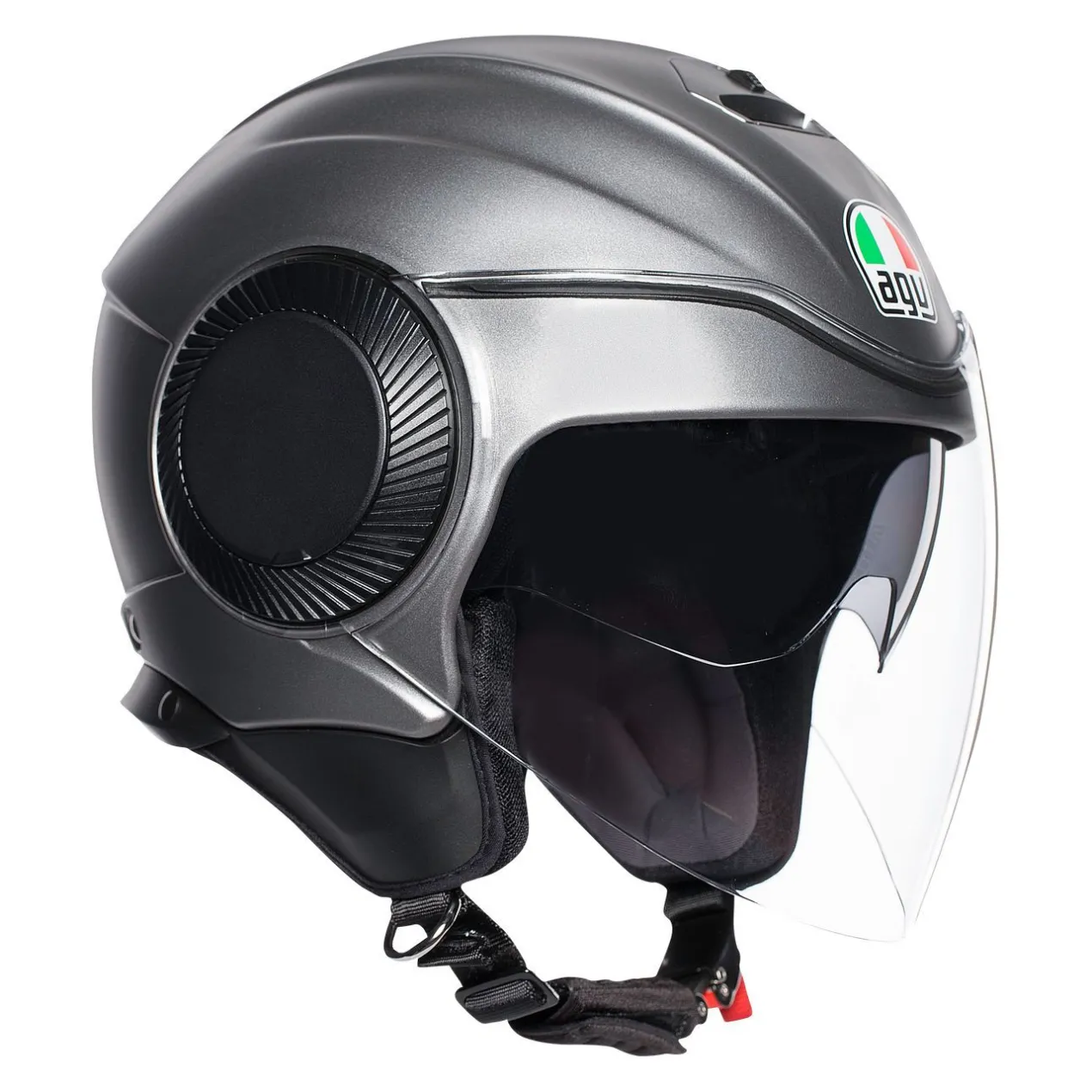 Casco Jet Agv Orbyt Solid Matt Grey