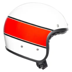 Casco Jet Agv X70 Multi Mino 73 White/red