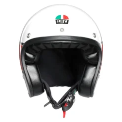 Casco Jet Agv X70 Multi Mino 73 White/red