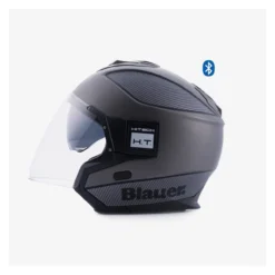 Casco Jet Blauer Solo Btr Titanium-carbon-blac