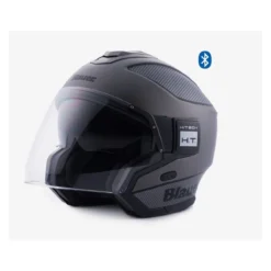 Casco Jet Blauer Solo Btr Titanium-carbon-blac