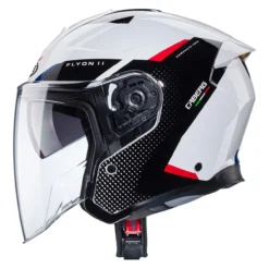 Casco Jet Caberg Flyon II Boss White / Red / B