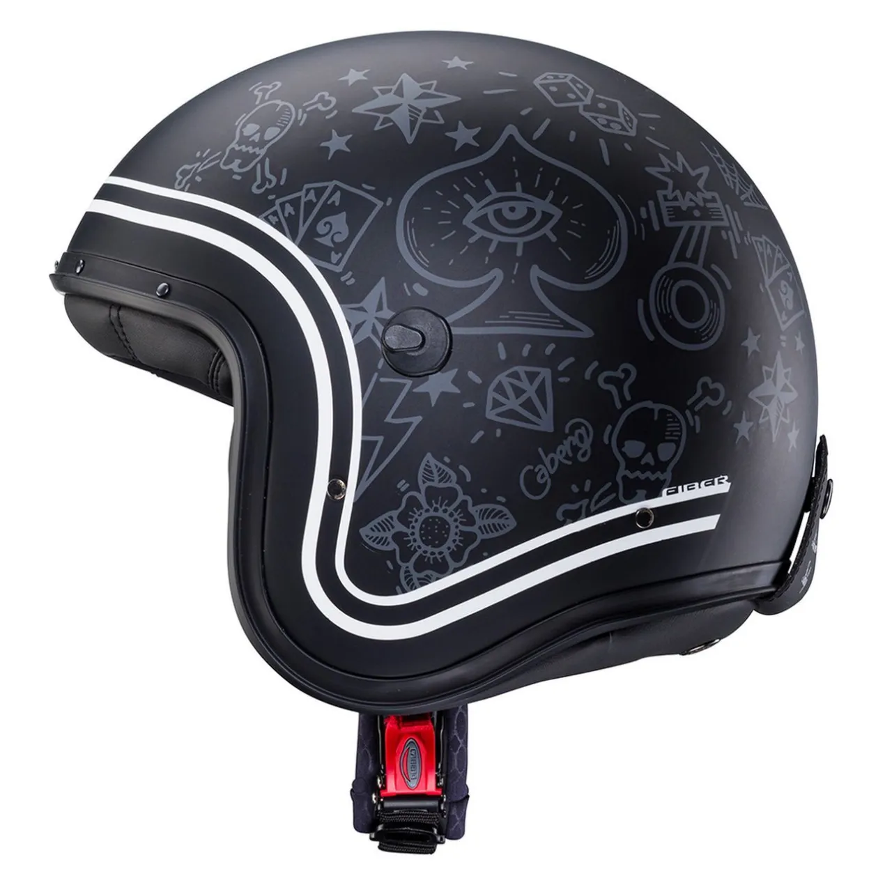 Casco Jet Caberg Freeride Tattoo
