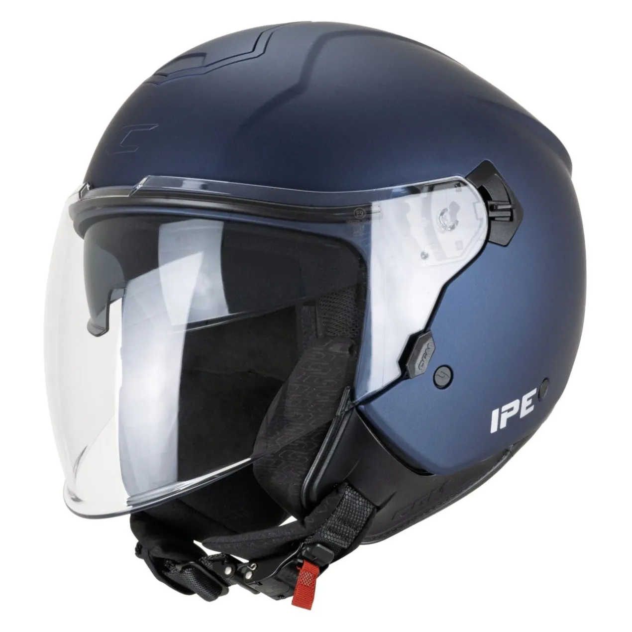 Casco Jet Cgm 126a Ipe Mono Blu Satinato