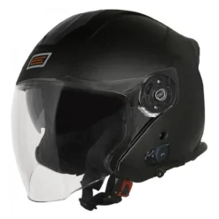 Casco Jet Con Bluetooth Origine Palio 2.0 E06 Solid Black Matt
