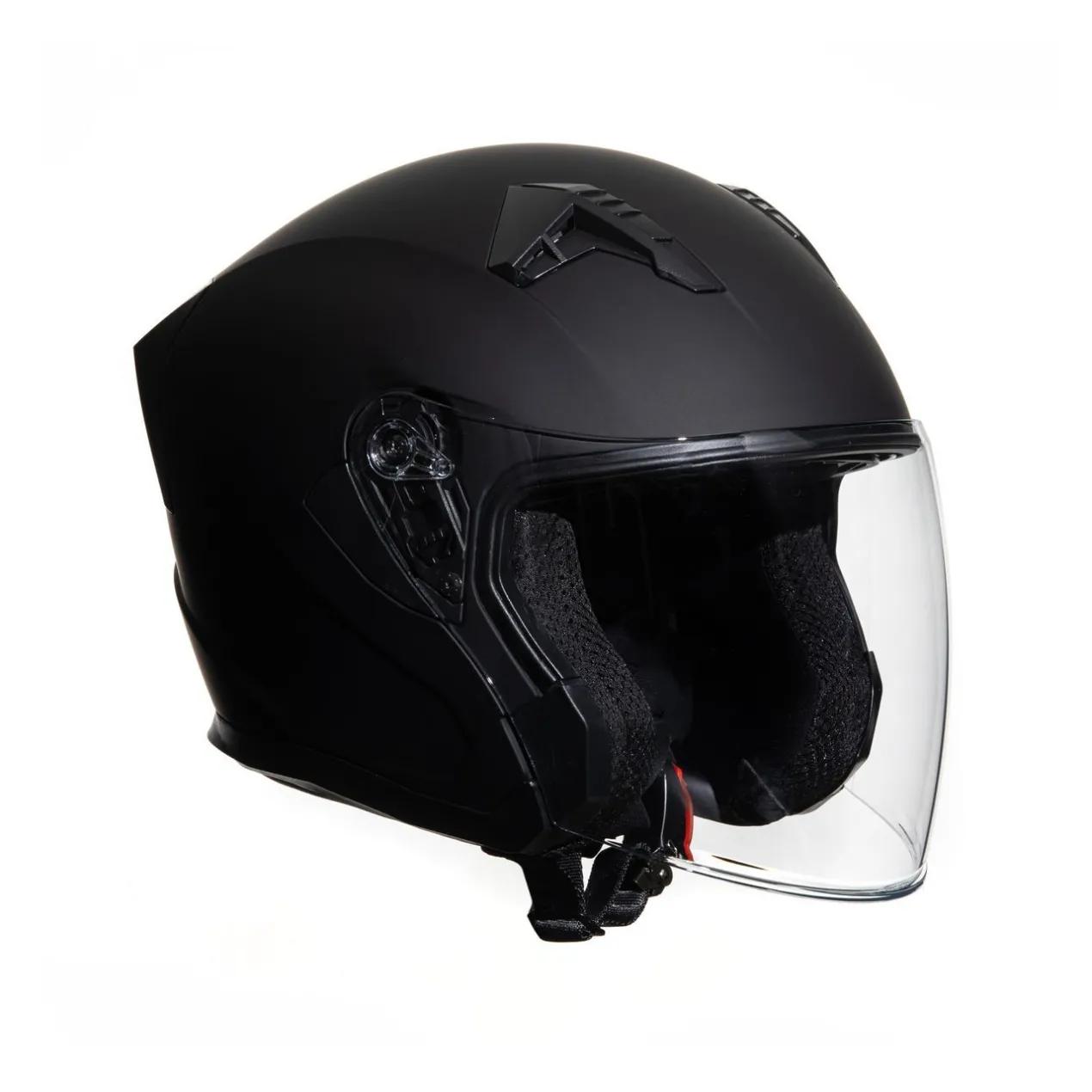 Casco Jet Con Doppia Visiera Mod. 530 Ece 06 Nero Opaco
