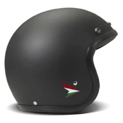 Casco Jet Dmd Retro Color Ita Black
