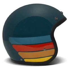 Casco Jet Dmd Retro Color Petrolhead