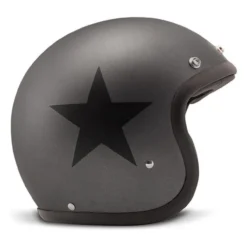 Casco Jet Dmd Retro Color Star Grey
